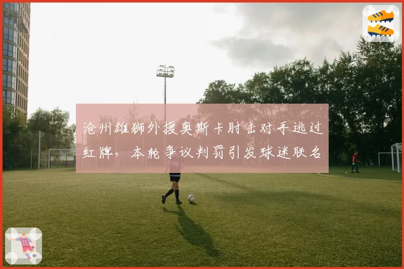 沧州雄狮外援奥斯卡肘击对手逃过红牌，本轮争议判罚引发球迷联名抗议
