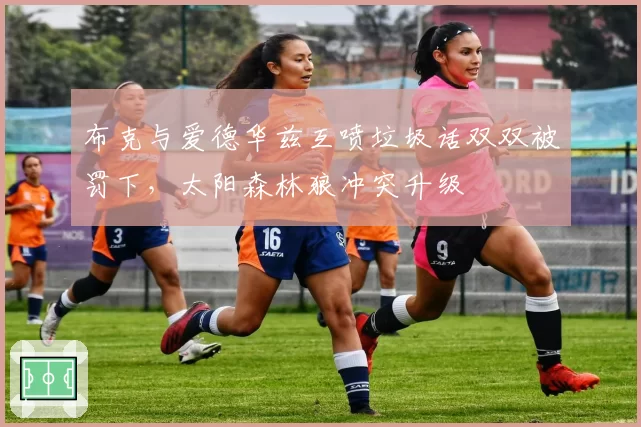 布克与爱德华兹互喷垃圾话双双被罚下,太阳森林狼冲突升级